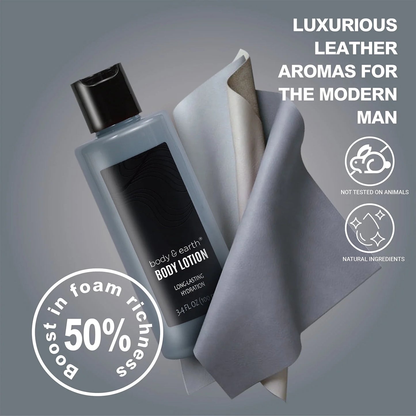 Bath Gift Sets for Men Father'S Day Gift Ideas, 8 Pcs Sandalwood Luxury Spa Gift Basket Body Care Sets with Toiletry Bag Birthday Gifts for Dad Husband